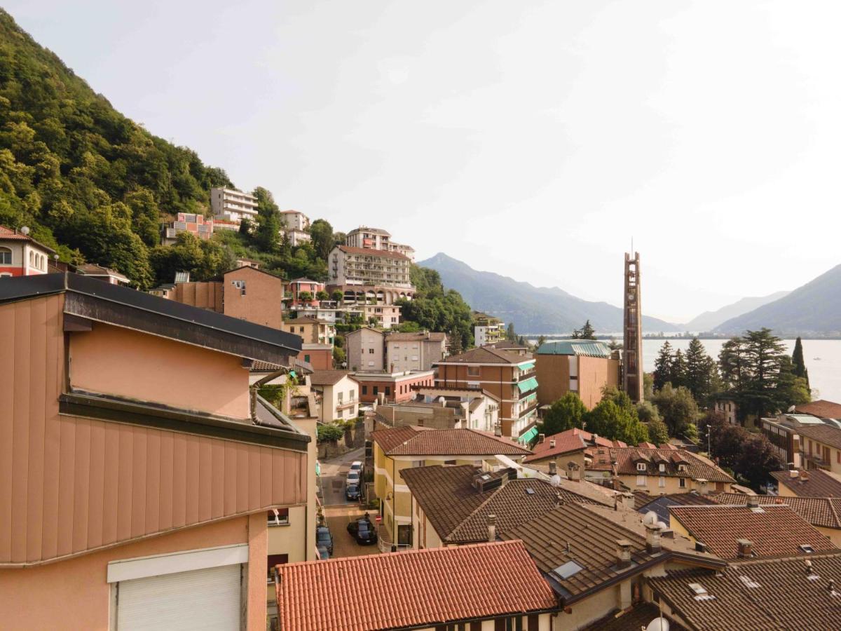 Casa Madlen - Bright Attic With Marvelous View Campione dʼItalia Exterior foto
