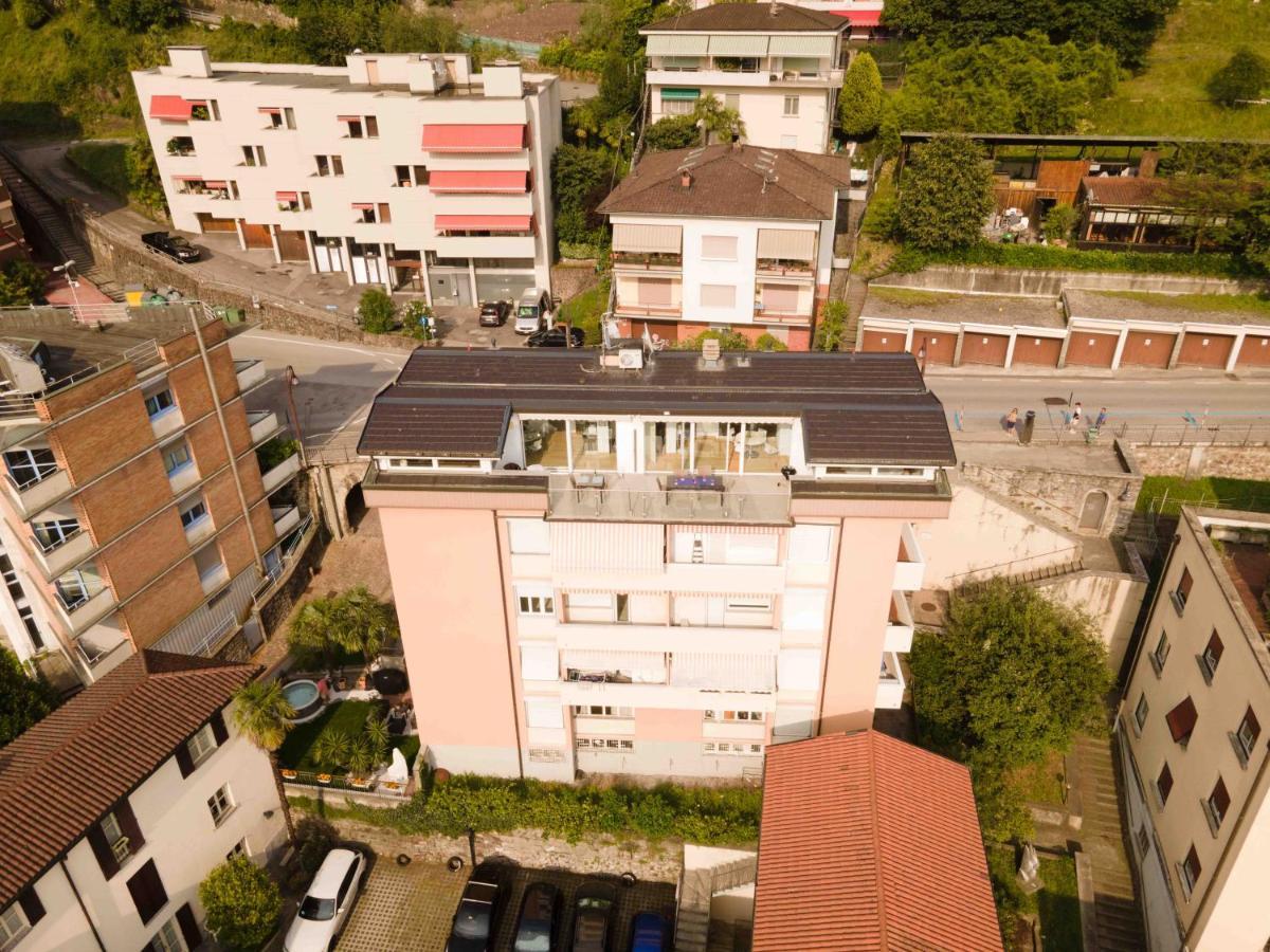 Casa Madlen - Bright Attic With Marvelous View Campione dʼItalia Exterior foto